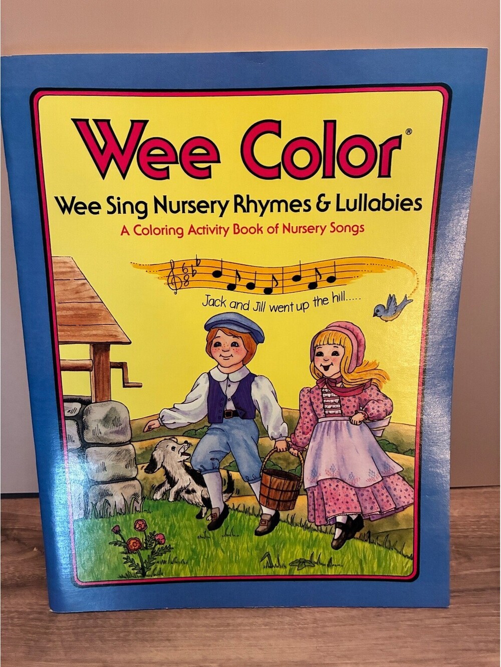 Wee Color Wee Sing Nursery Rhymes & Lullabies Coloring Book 1987 Vintage